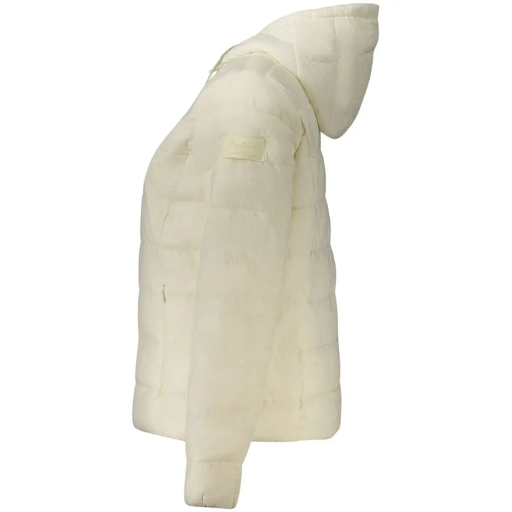 Pepe Jeans White Nylon Women’s Jacket