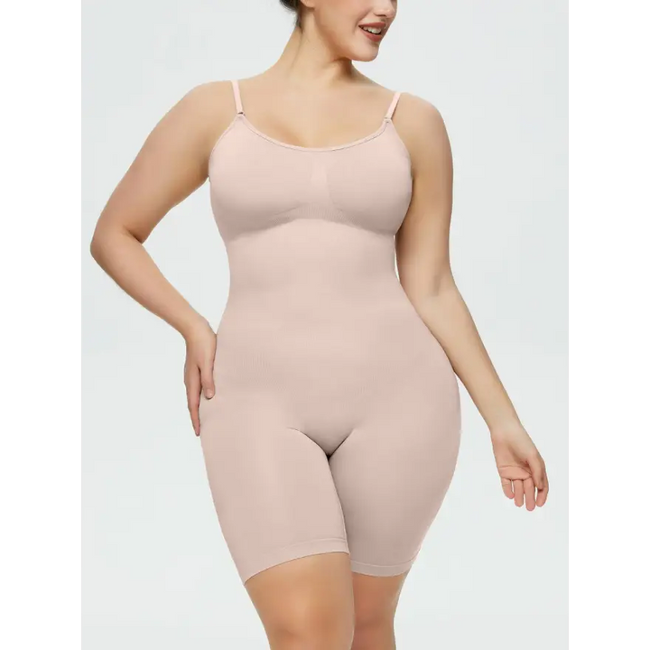 Seamless Spaghetti Strap Shaping Romper Flawless Fit Clothing Tops Trendsi