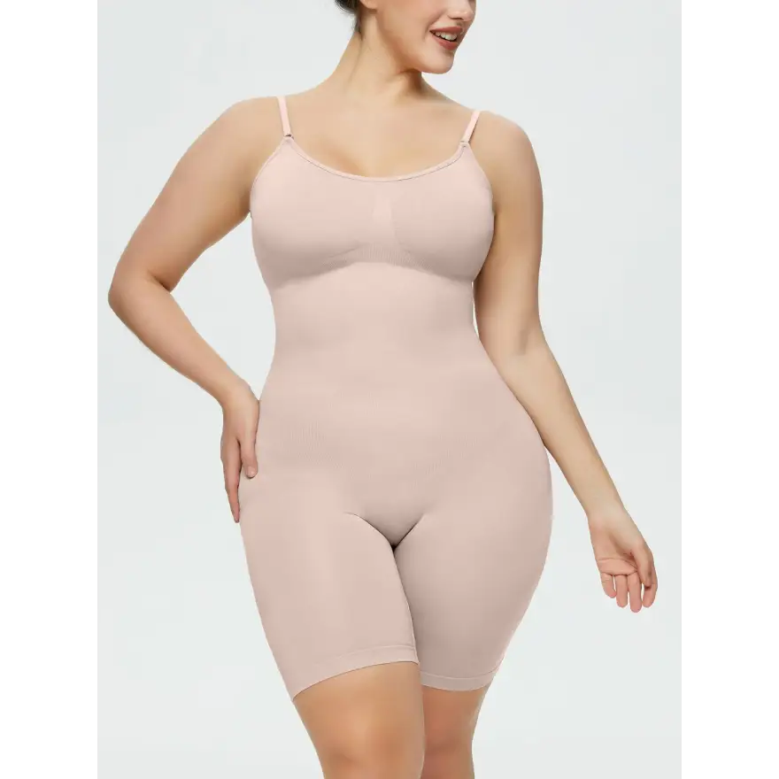 Seamless Spaghetti Strap Shaping Romper Flawless Fit Clothing Tops Trendsi