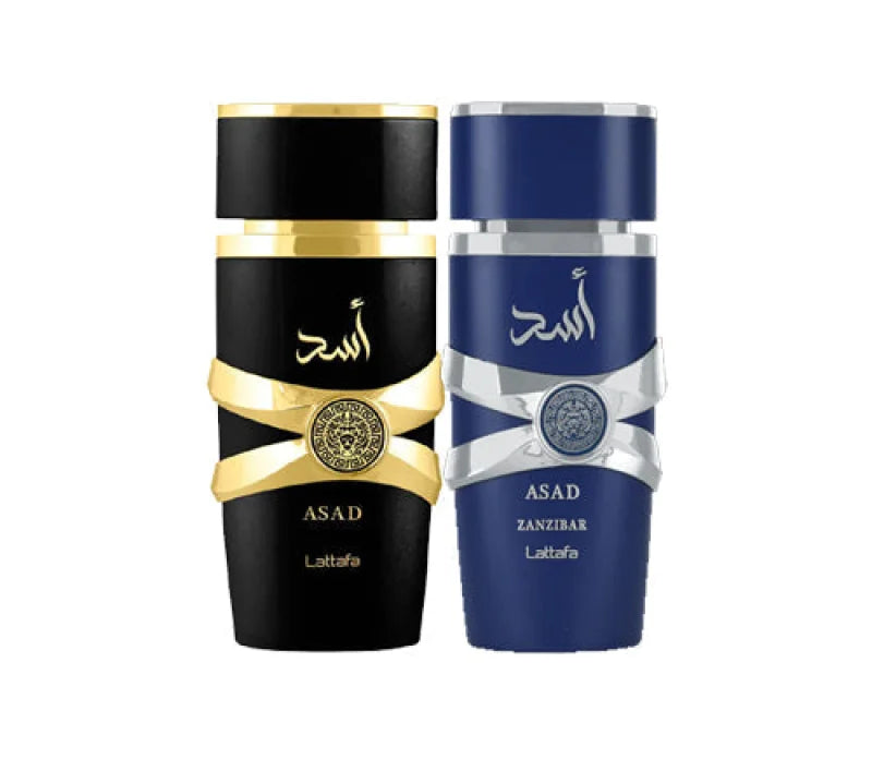 Enchanting Lattafa Asad Zanzibar Woody Notes Bundle Men’s Cologne The Perfume Box