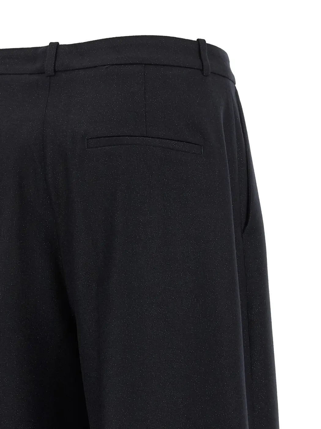 Peserico Blue Virgin Wool Casual Pants