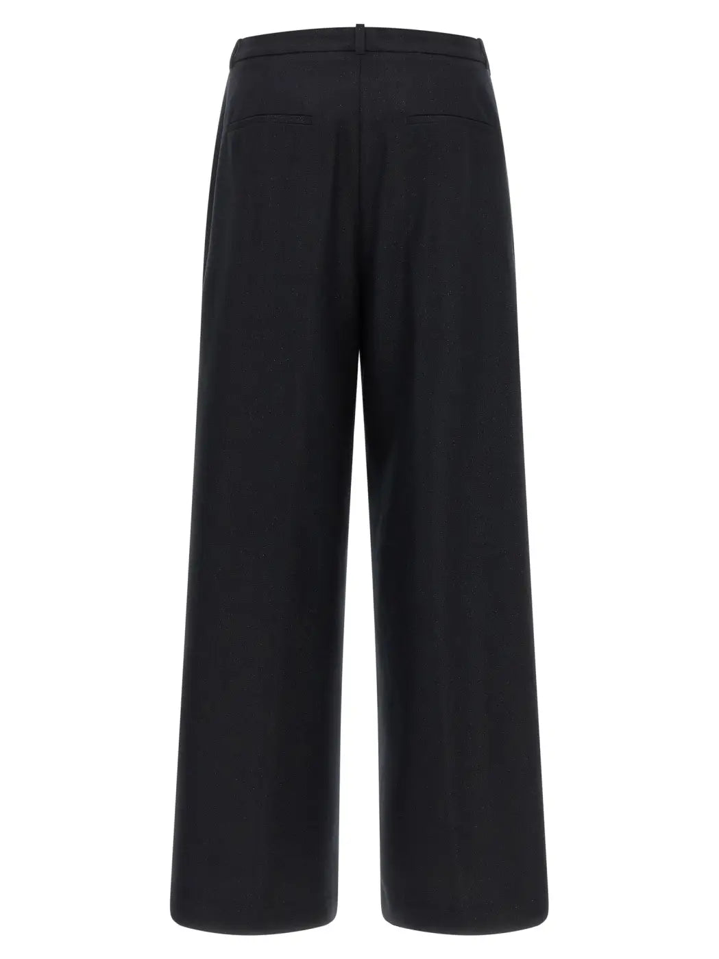 Peserico Blue Virgin Wool Casual Pants