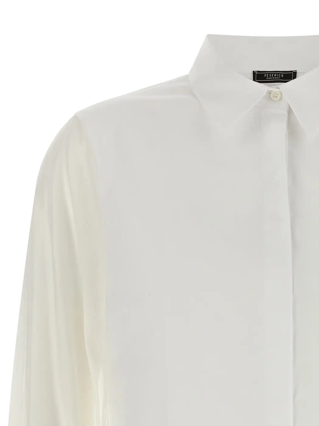Peserico White Cotton Blouse