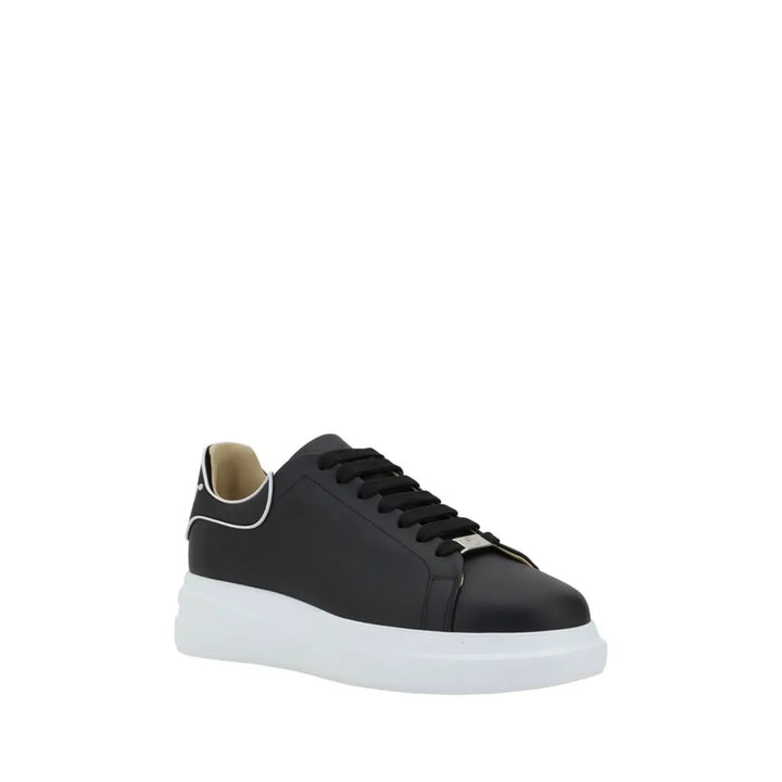 Philipp Plein Black Calf Leather Bos Taurus Low Top Sneakers