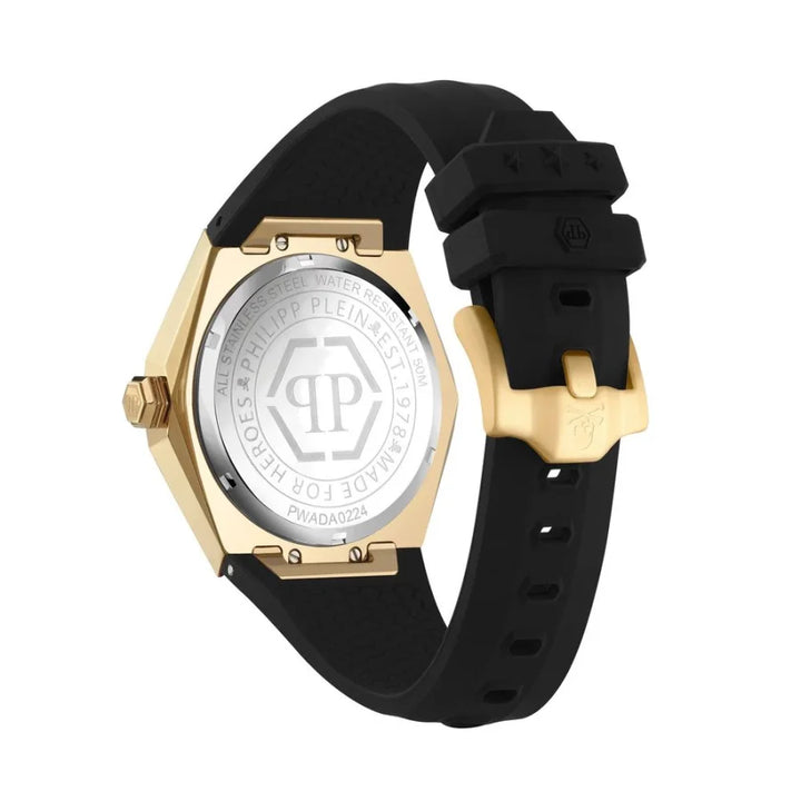 Philipp Plein Black Synthetic Dress Watch