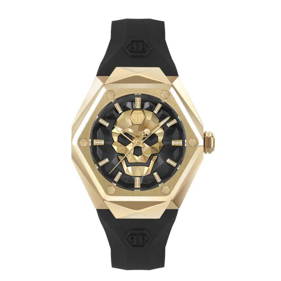 Philipp Plein Black Synthetic Dress Watch