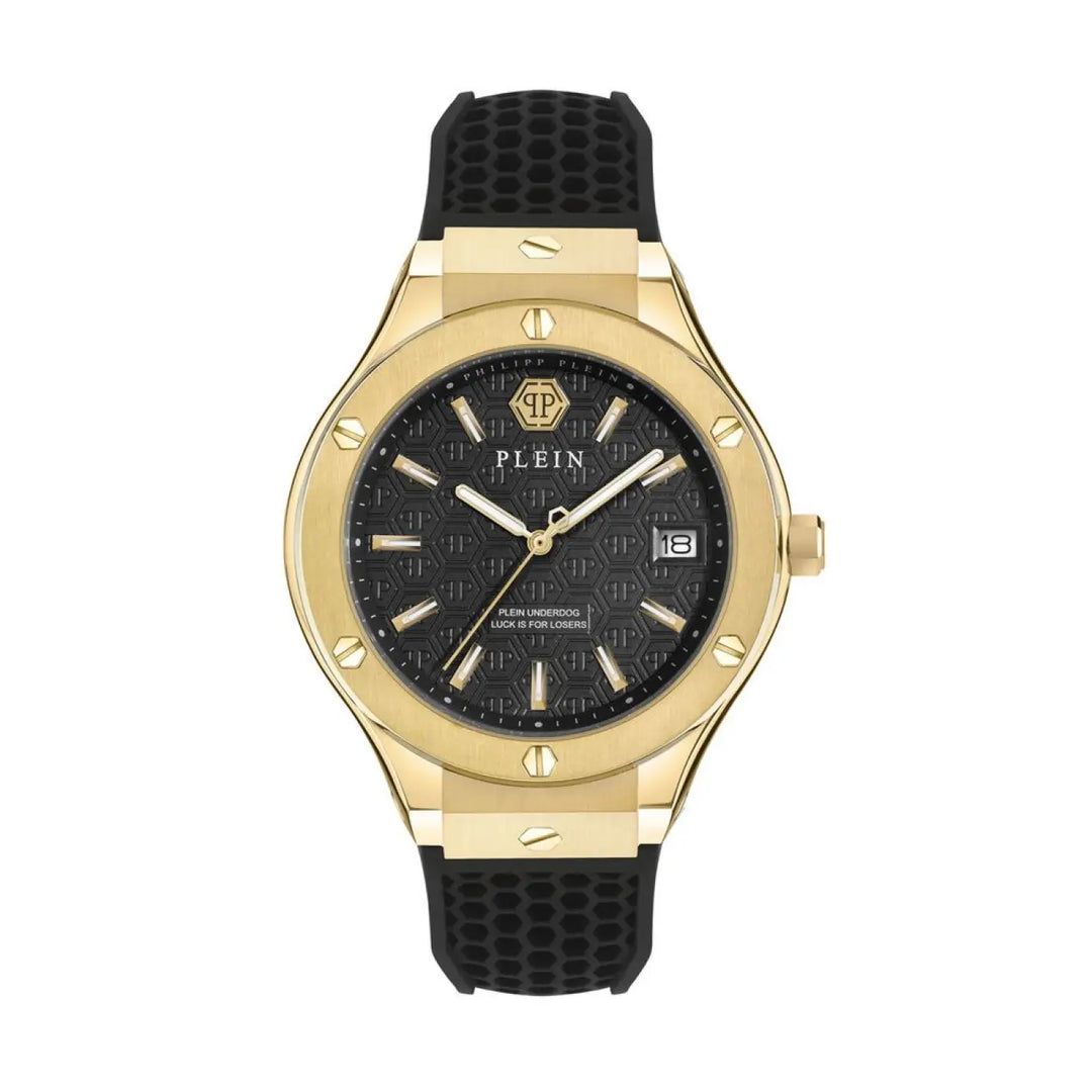 Philipp Plein Black Synthetic Dress Watch
