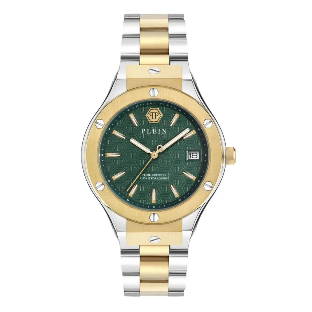 Philipp Plein Gold Stainless Steel Dress Watch