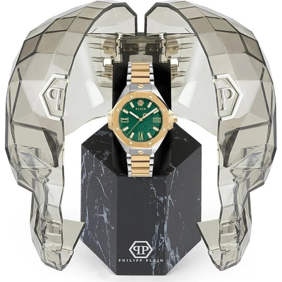 Philipp Plein Gold Stainless Steel Dress Watch