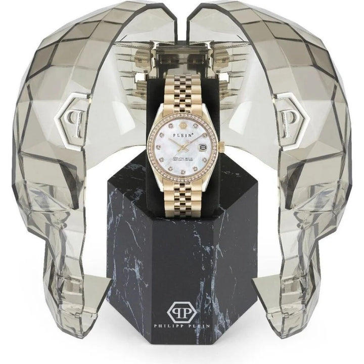 Philipp Plein Gold Stainless Steel Dress Watch