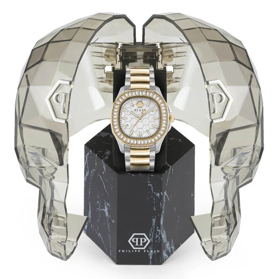 Philipp Plein Gold Stainless Steel Dress Watch