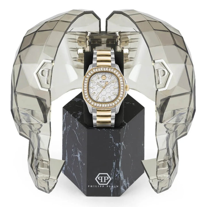 Philipp Plein Gold Stainless Steel Dress Watch