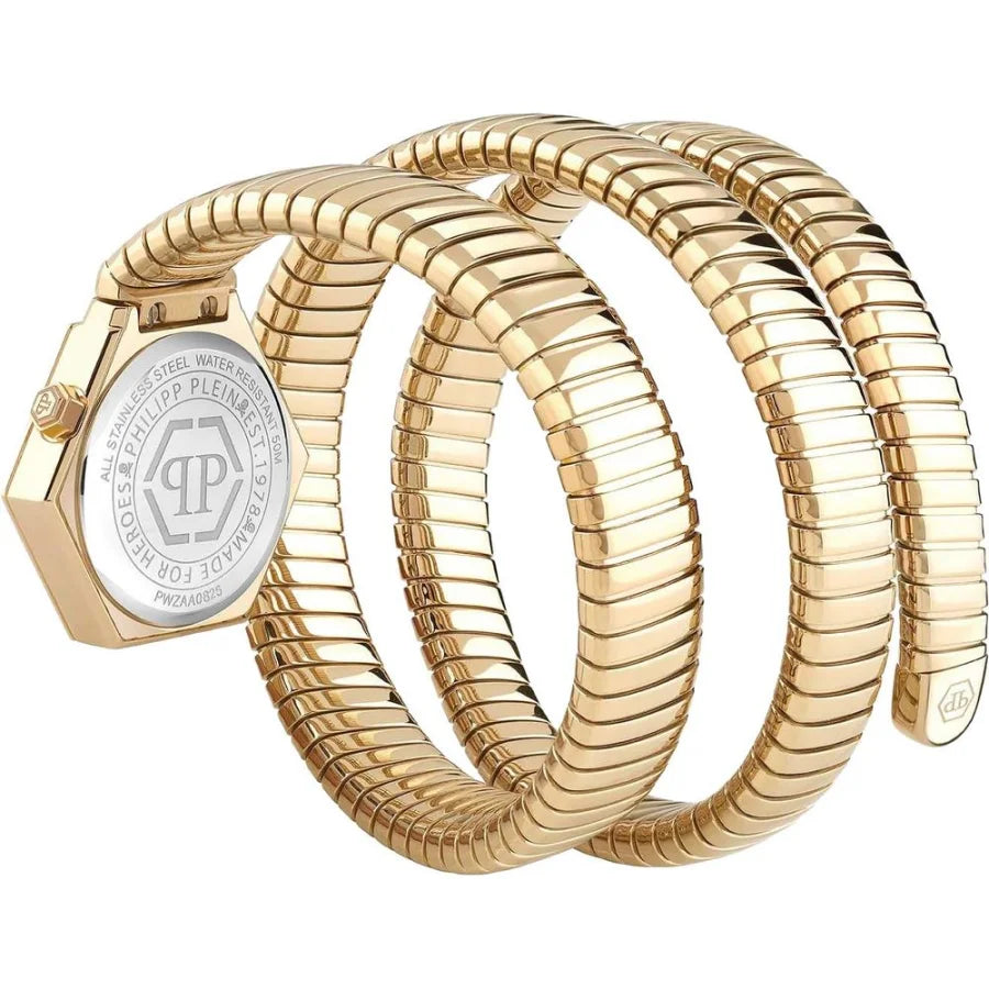 Philipp Plein Gold Stainless Steel Dress Watch
