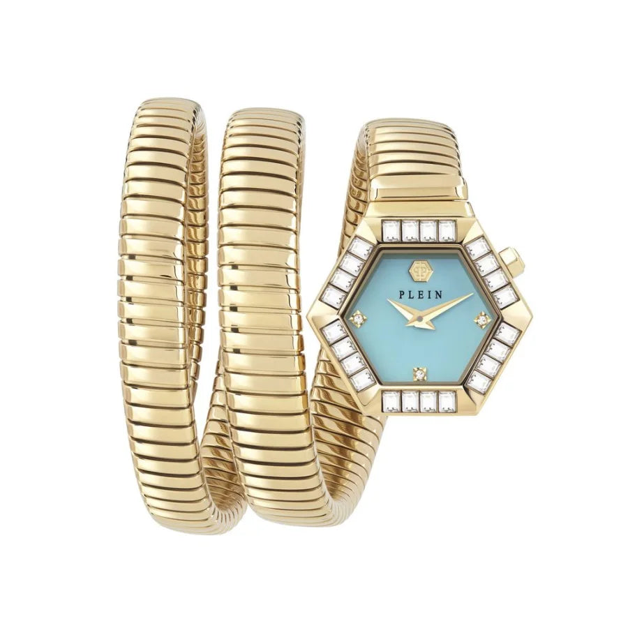 Philipp Plein Gold Stainless Steel Dress Watch