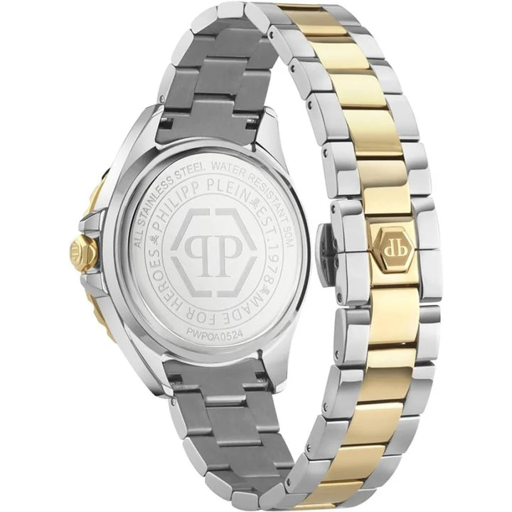 Philipp Plein Gold Stainless Steel Dress Watch