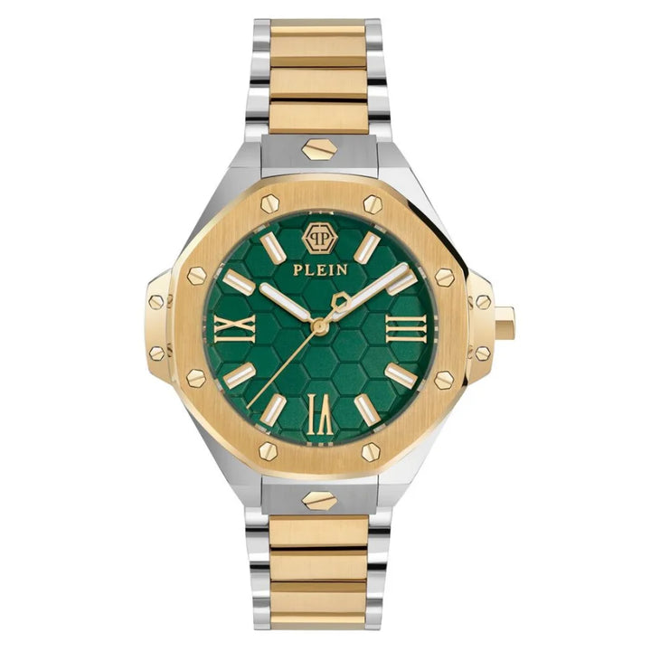 Philipp Plein Gold Stainless Steel Dress Watch