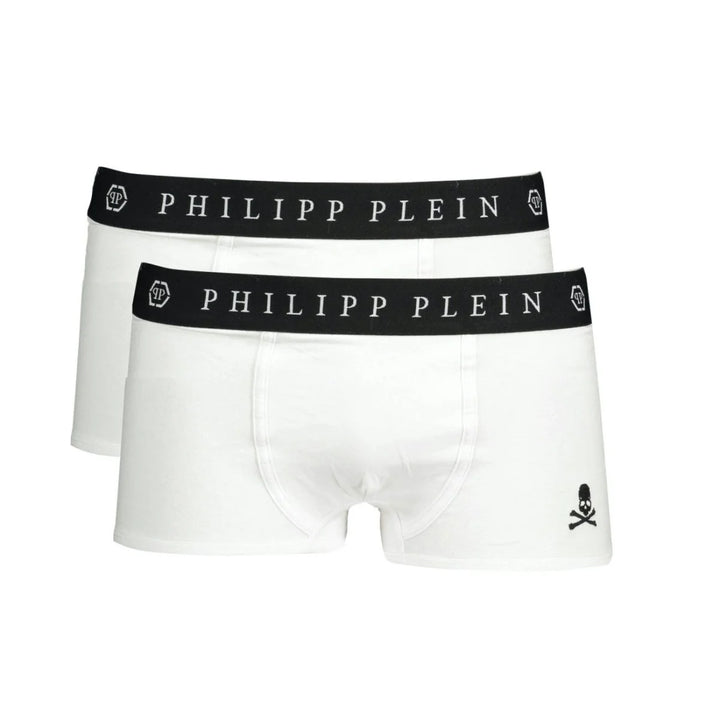 Philipp Plein White Cotton Boxers