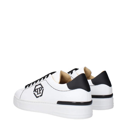 Philipp Plein White Leather Sneakers MPN USC0258PLE010N0102