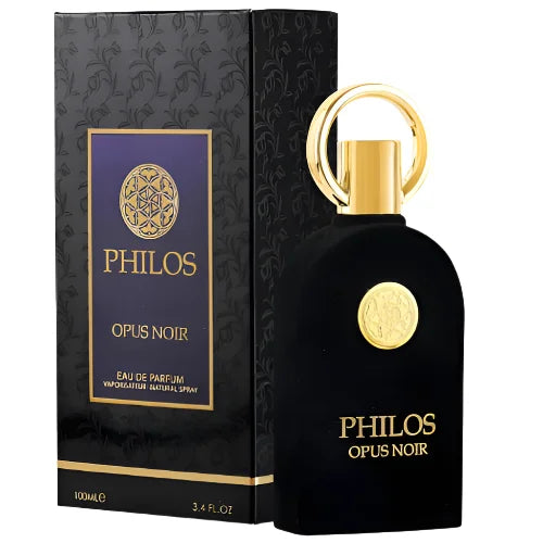 Philos Opus Noir Unisex Woody Aromatic Fragrance by Maison Alhambra Lattafa