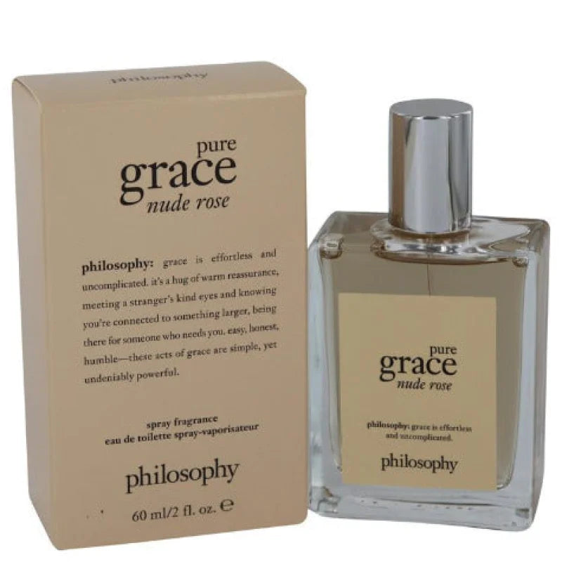 Grace Nude Rose Eau de Toilette with Airy Woody Floral Musk Women’s Perfume Philosophy