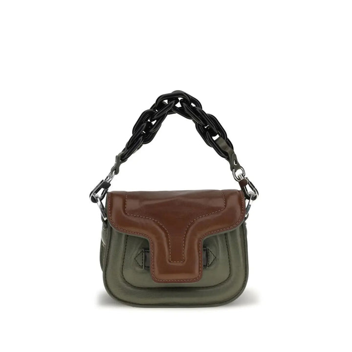 Pierre Hardy Brown Calf Leather Bos Taurus Handbag
