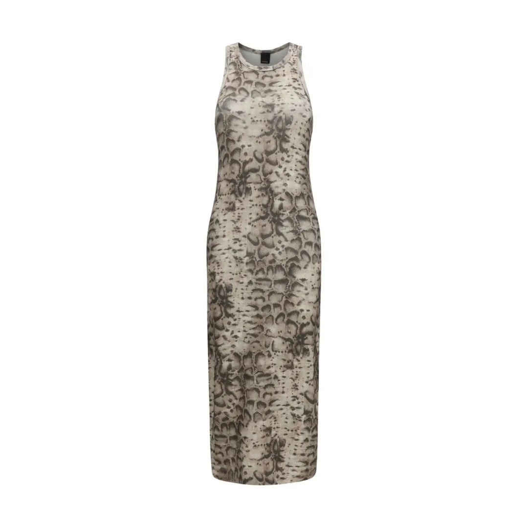 PINKO Beige Cotton Casual Dress