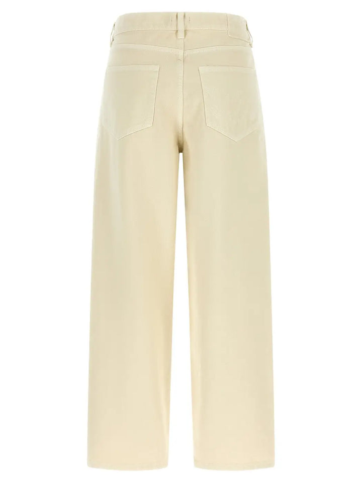 Pinko Beige Cotton Jeans Denim