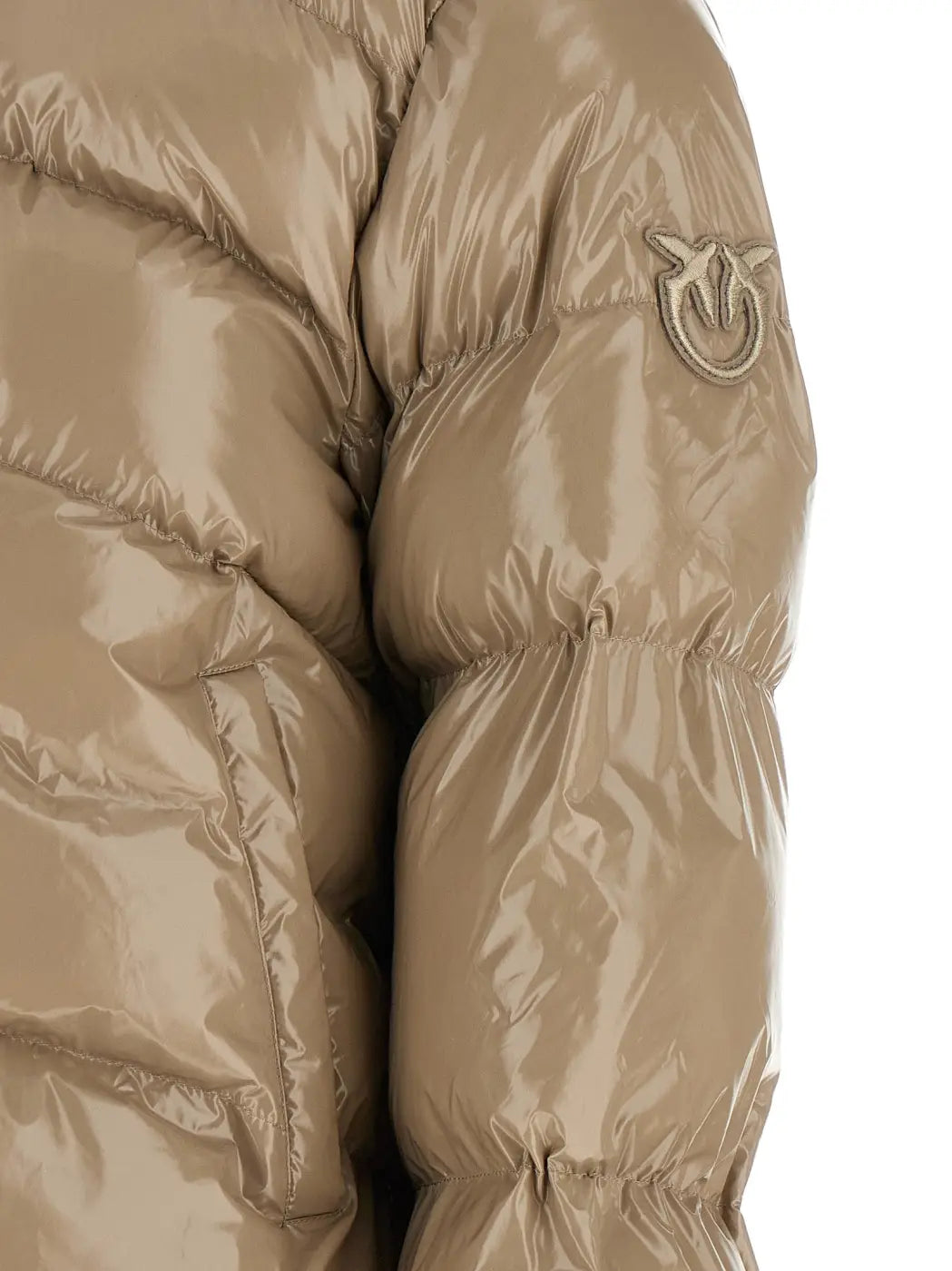 Pinko Beige Polyamide Full-length Jacket