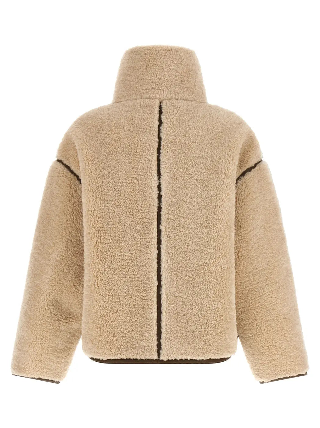 Pinko Beige Polyester Full-length Jacket