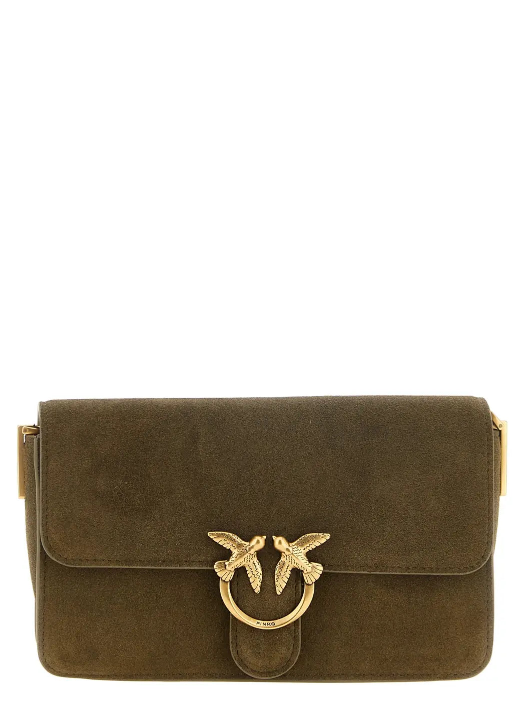 Pinko Bicolor Calfskin Shoulder Bag