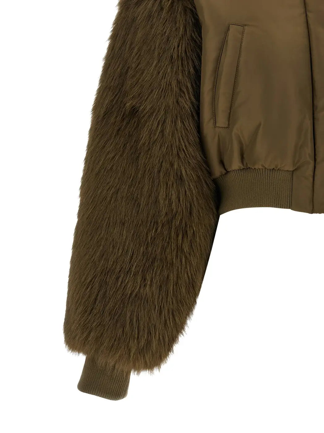Pinko Bicolor Polyester Bomber