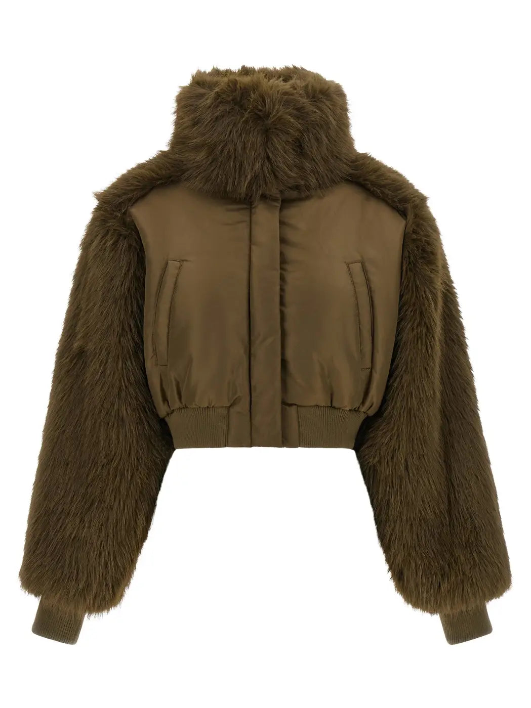 Pinko Bicolor Polyester Bomber
