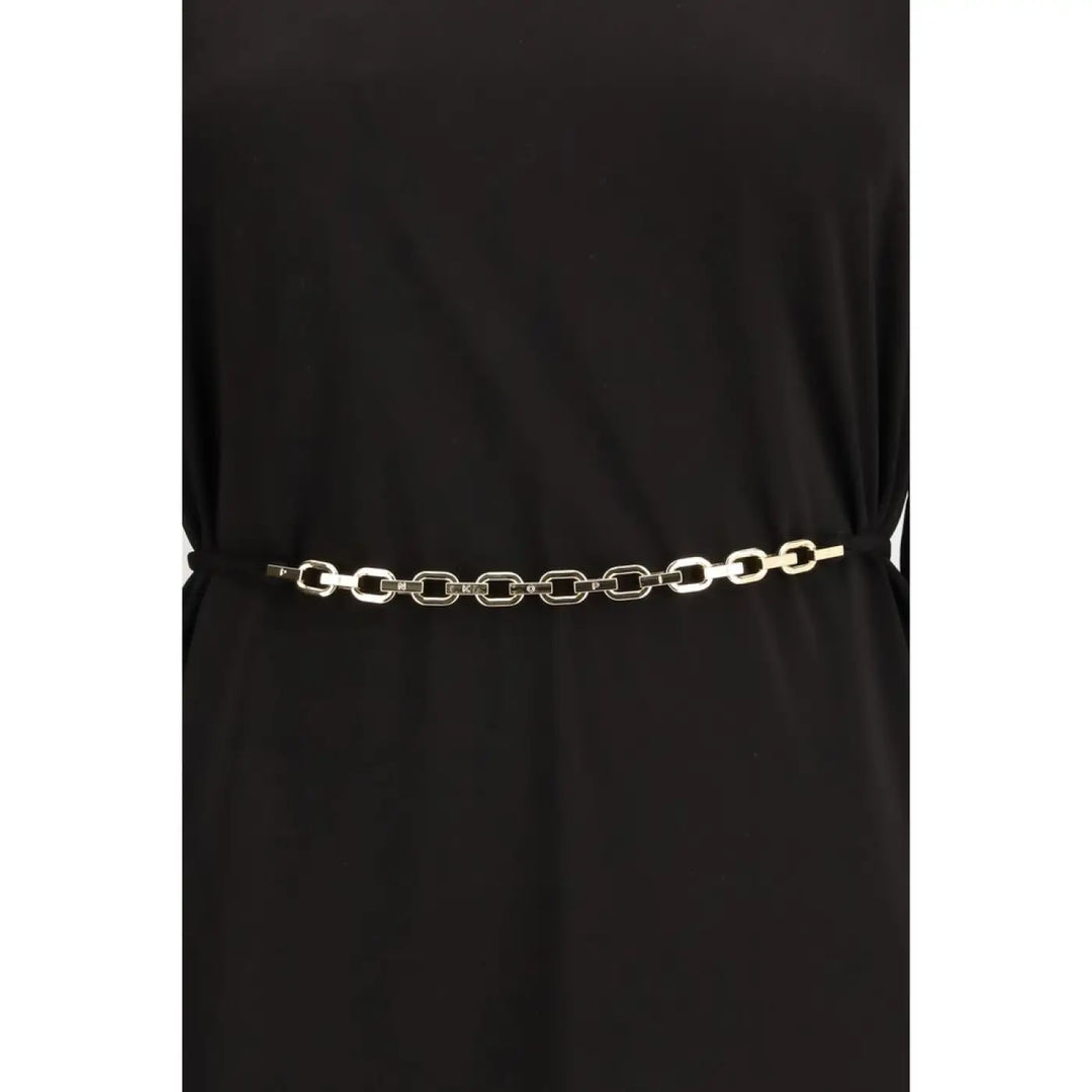 PINKO Black Acetate Casual Dress