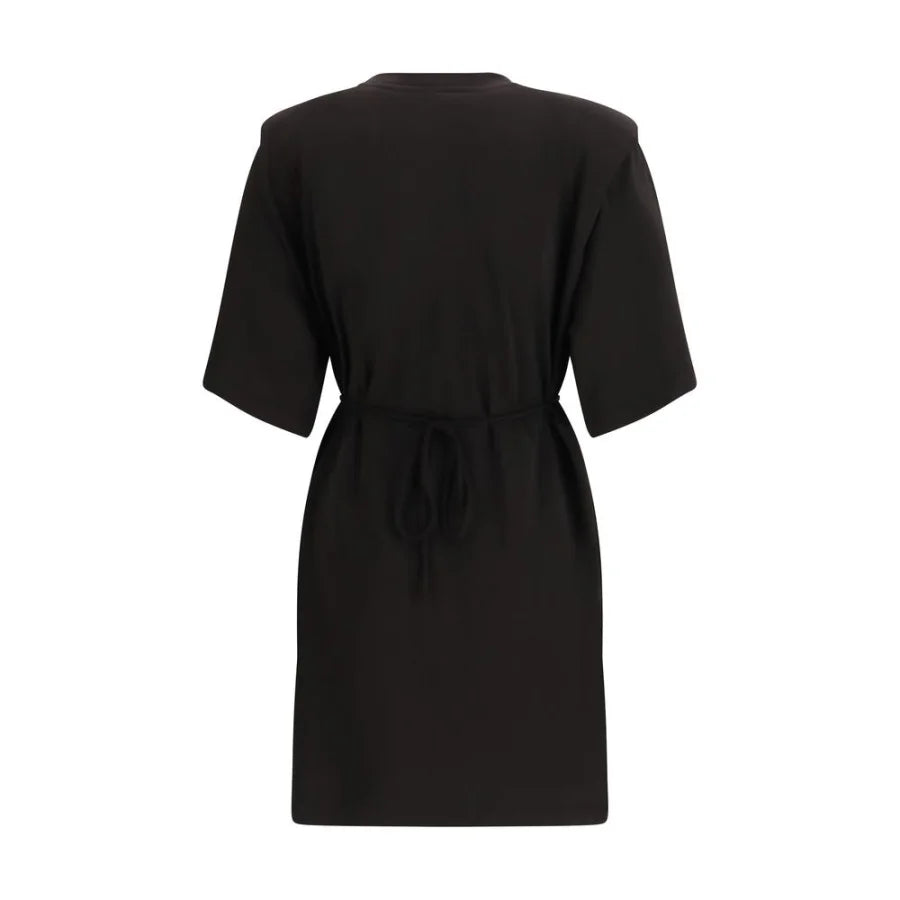 PINKO Black Acetate Casual Dress