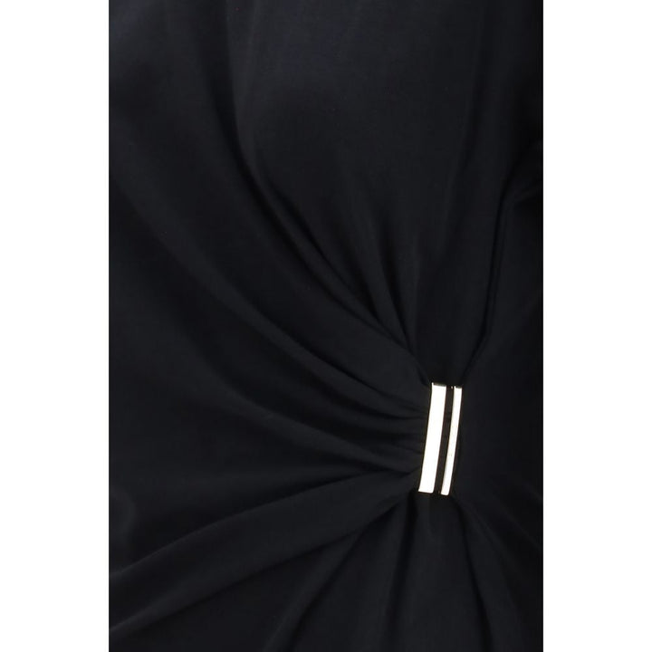 PINKO - Black Cotton T-Shirt