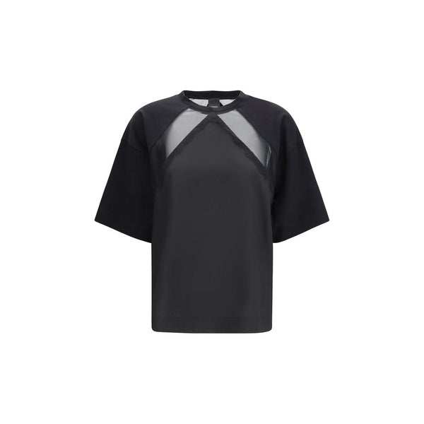 PINKO - Black Cotton T-Shirt