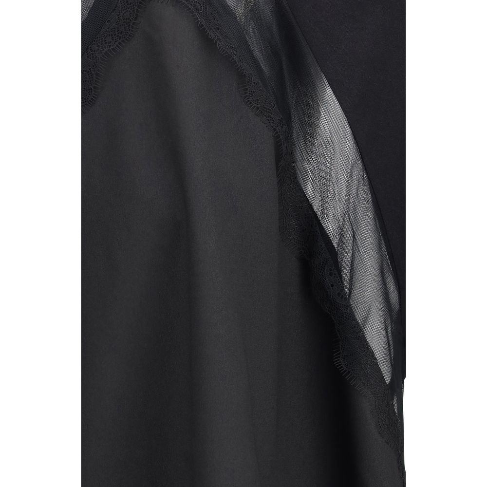 PINKO - Black Cotton T-Shirt