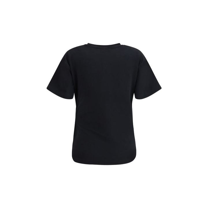 PINKO - Black Cotton T-Shirt
