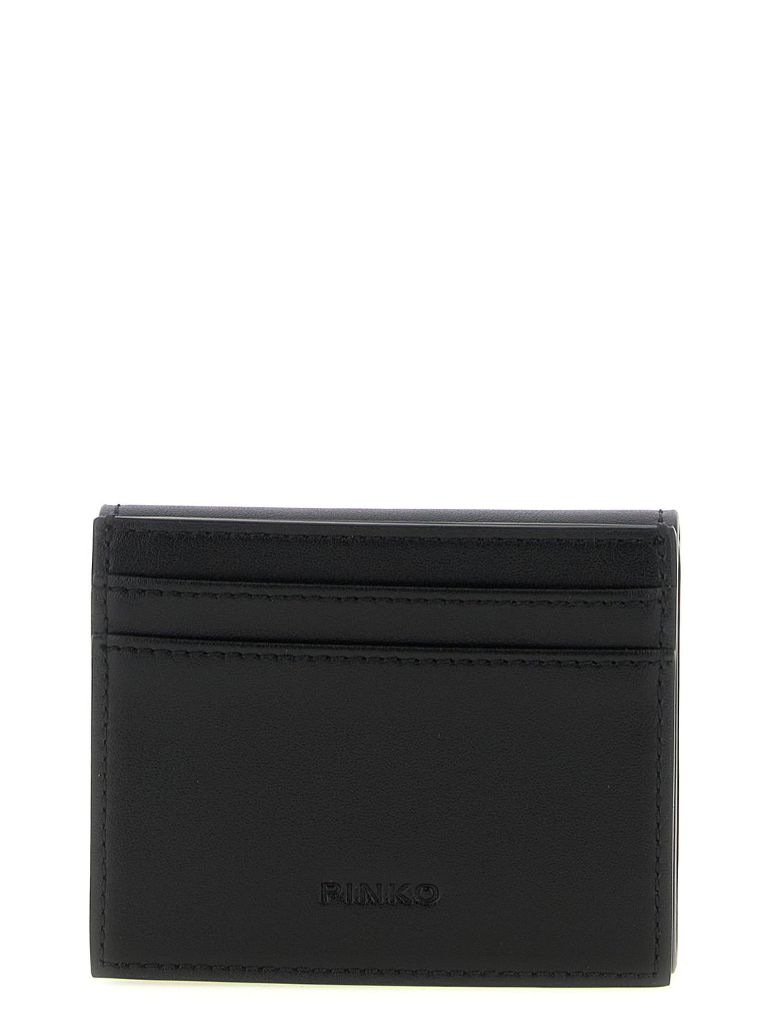 Pinko Black Cowhide Cardholder
