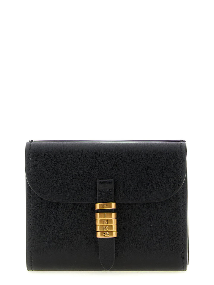 Pinko Black Cowhide Cardholder