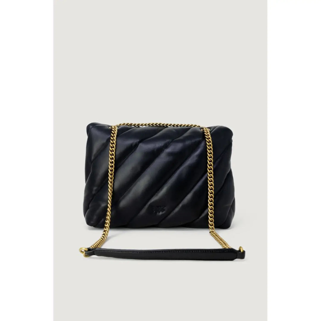 Pinko Black Leather Handbag