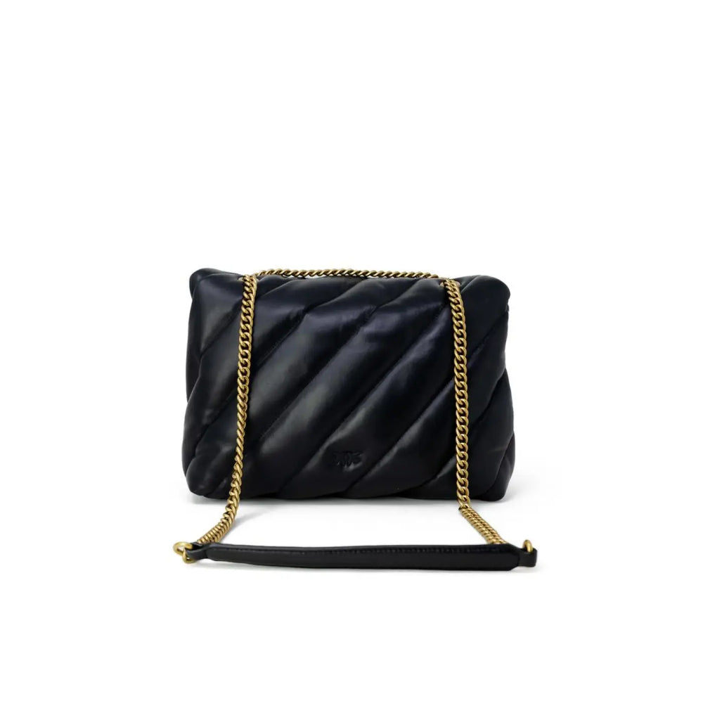 Pinko Black Leather Handbag