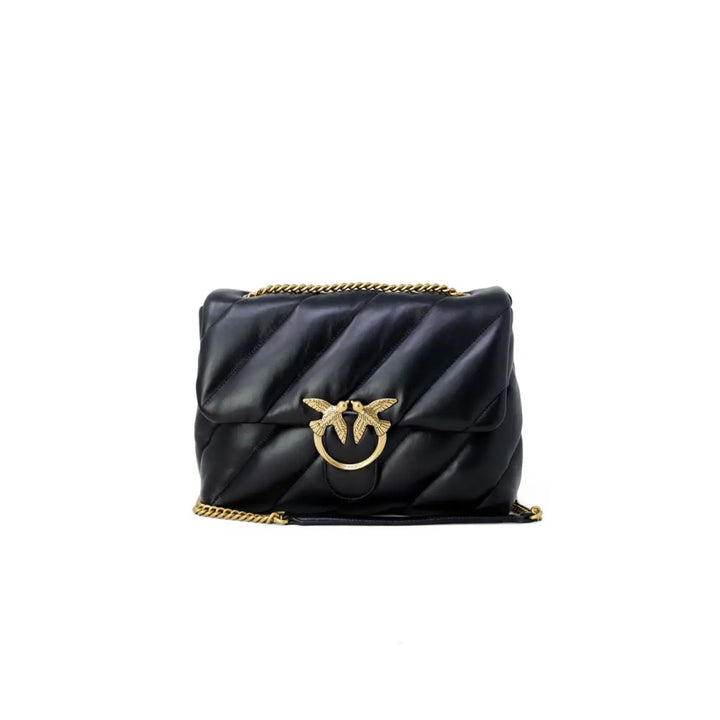 Pinko Black Leather Handbag