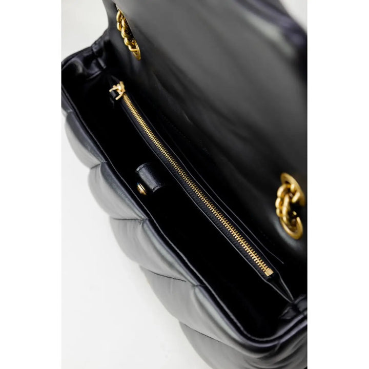 Pinko Black Leather Handbag