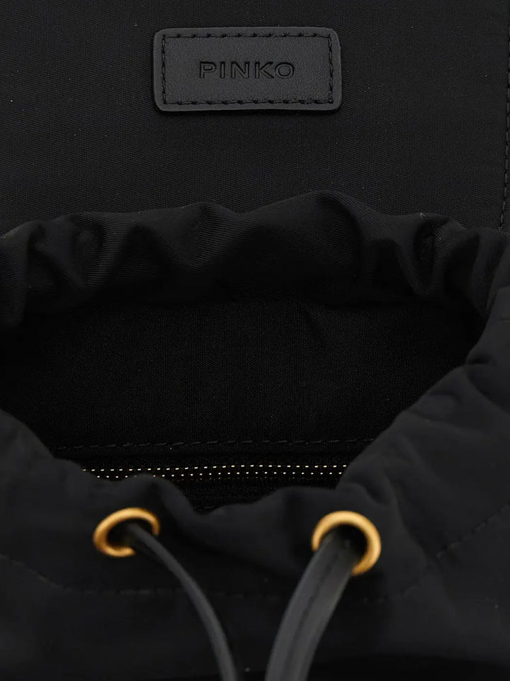 Pinko Black Polyamide Backpack