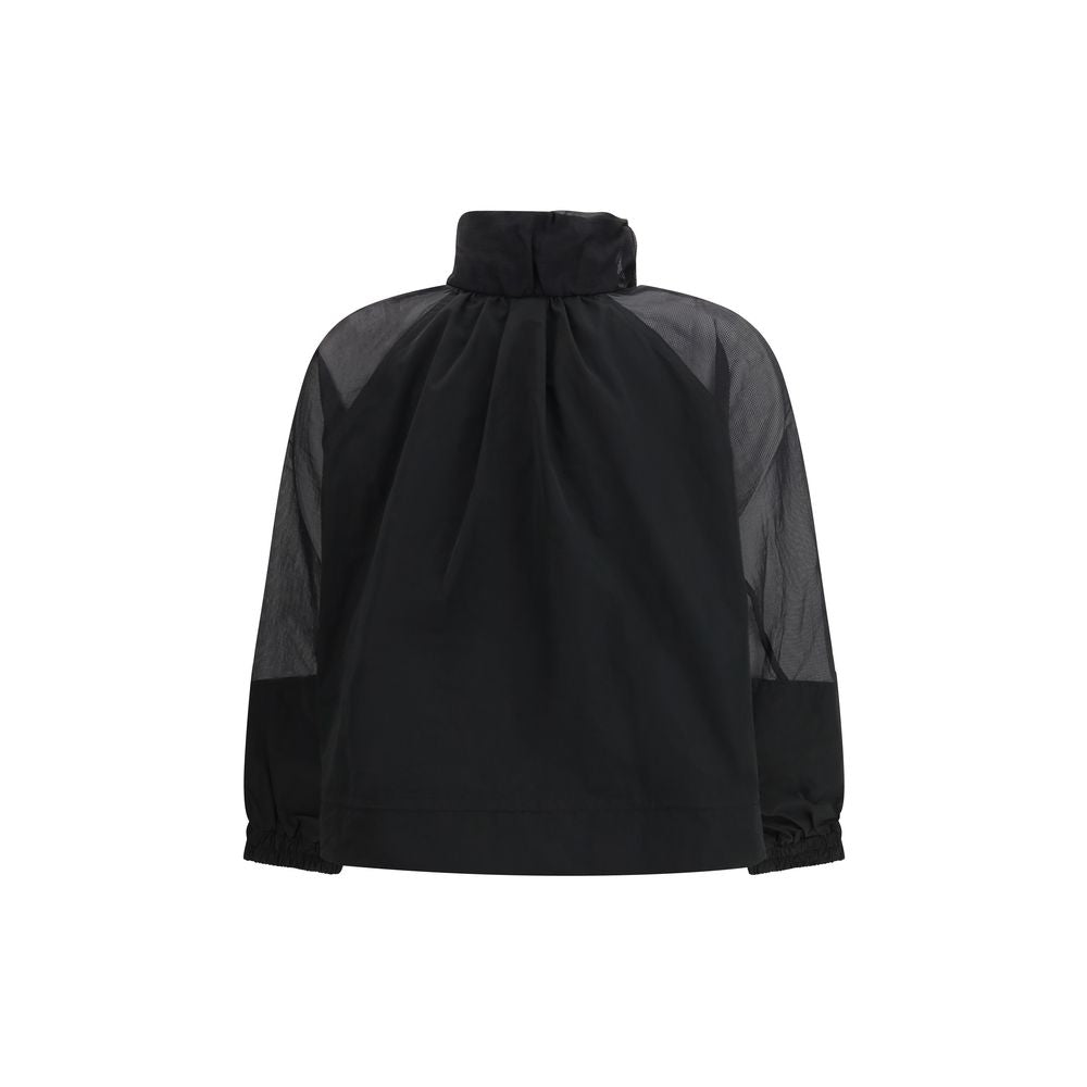 PINKO Coats &amp; Jackets - Black Polyester Shell Jacket