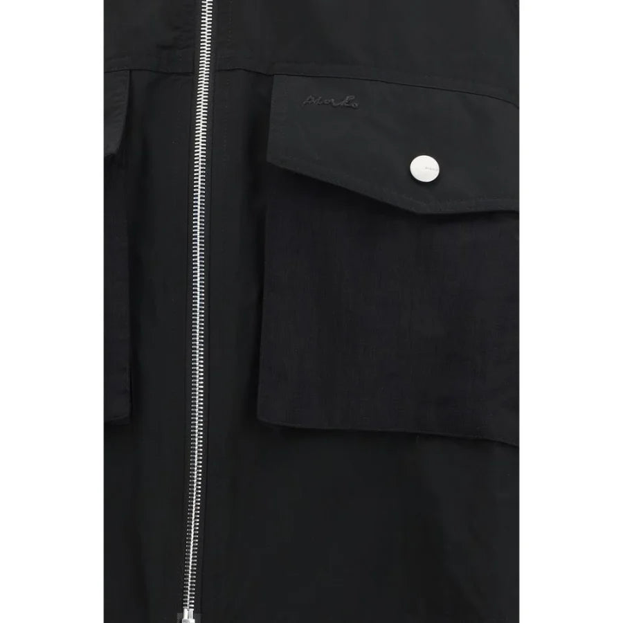 PINKO Black Polyester Shell Jacket