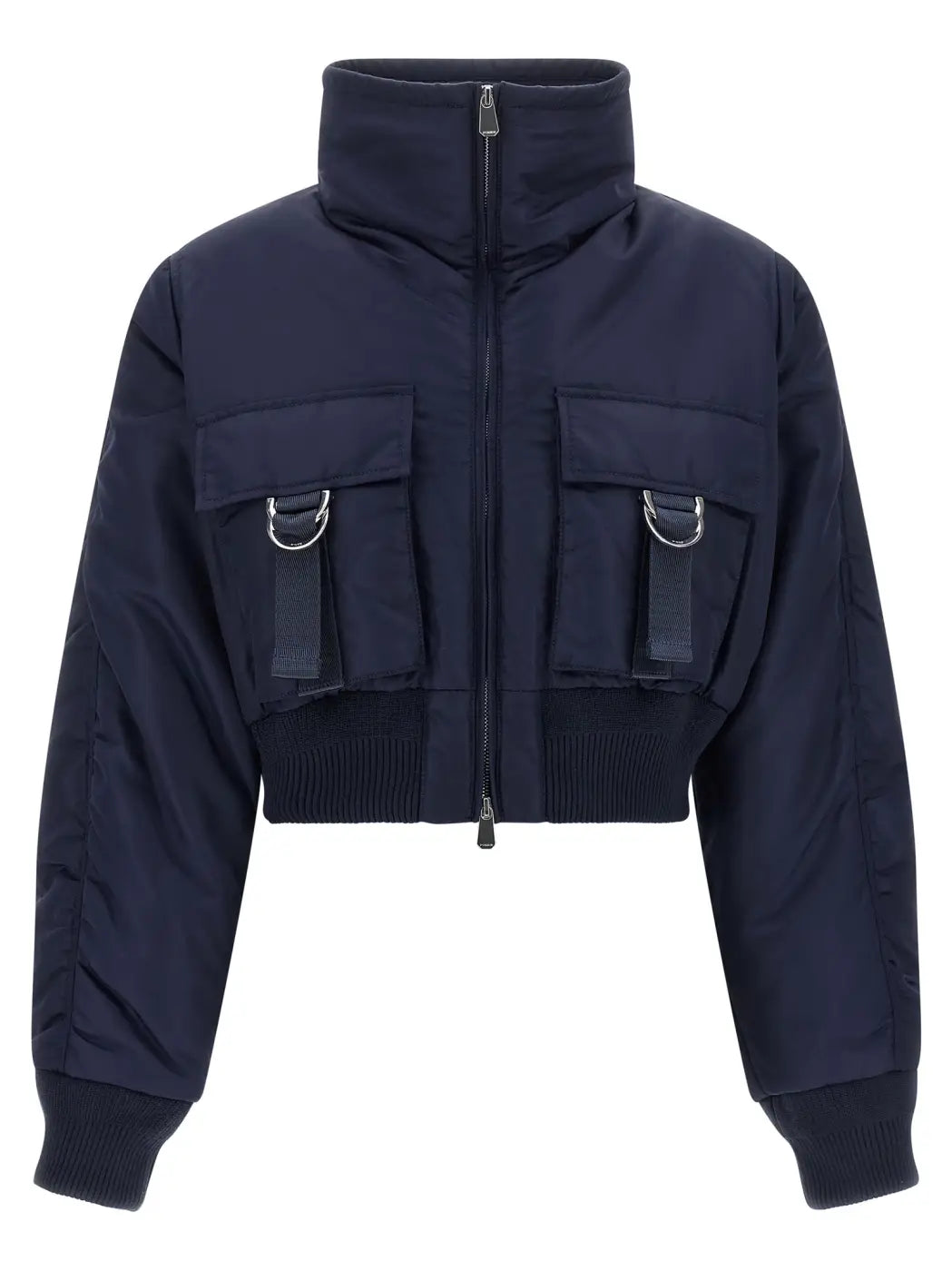 Pinko Blue Polyamide Bomber