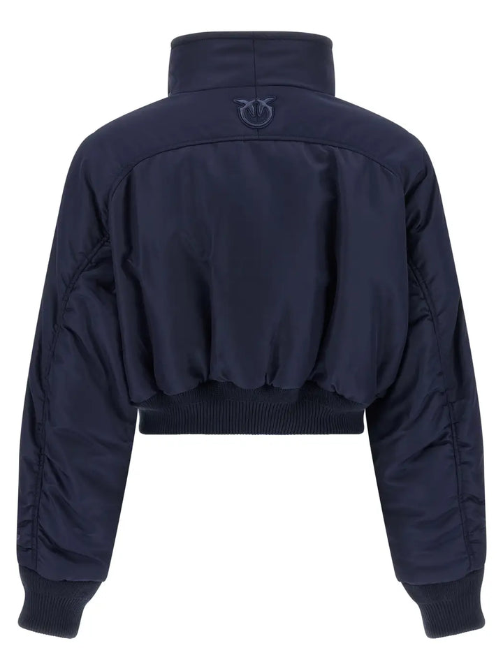 Pinko Blue Polyamide Bomber
