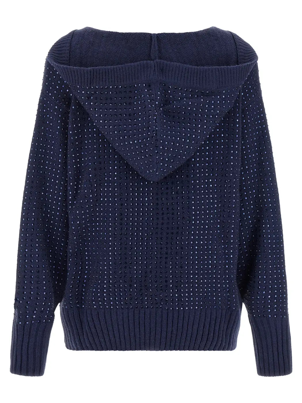 Pinko Blue Wool Cardigan